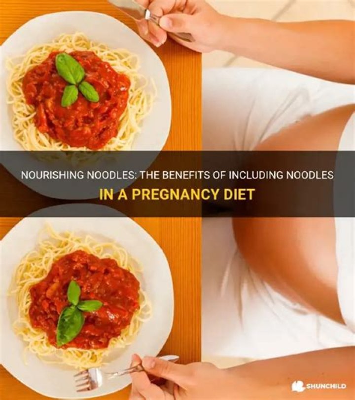 Are noodles good for pregnancy?