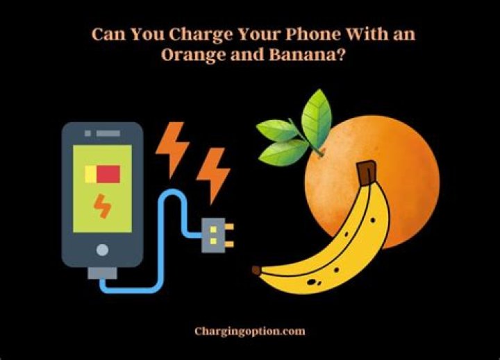 Can a banana charge your phone?