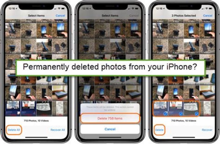 Can I recover permanently deleted photos from my iPhone?