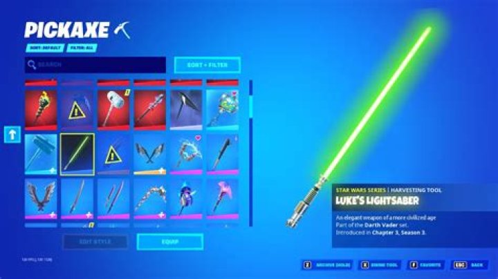 Did Fortnite take out lightsabers?