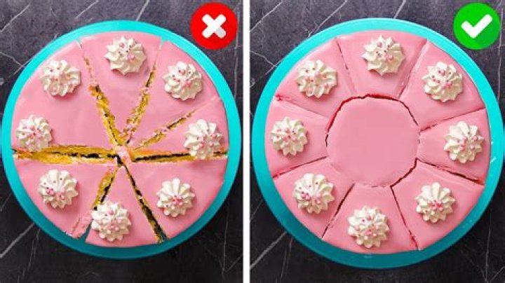 Do you cut the cake before or after dinner?