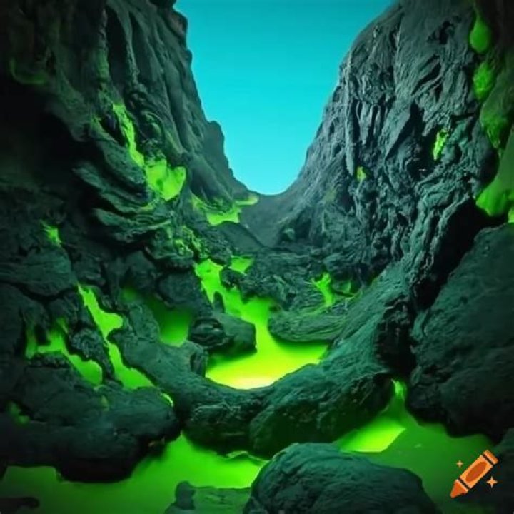 Does green lava exist?