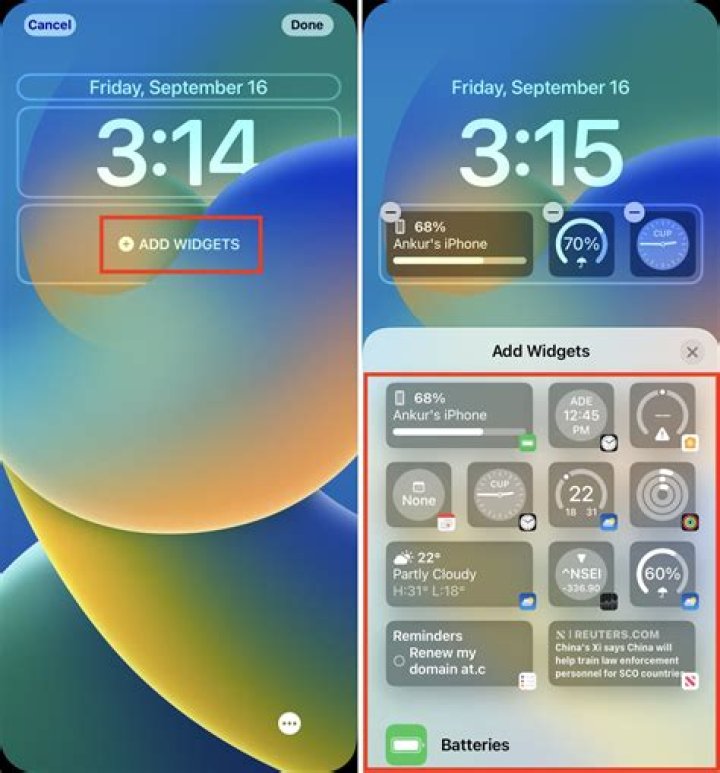 How do you change widgets on iPhone iOS 14?