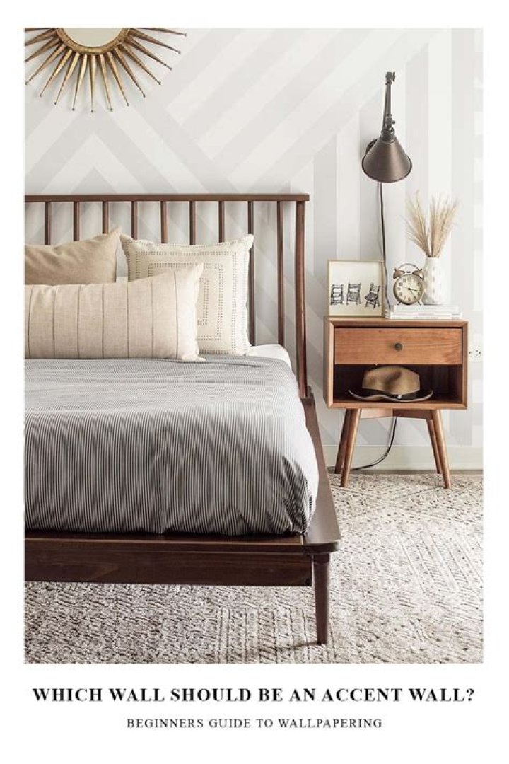 How do you determine which wall should be the accent wall?