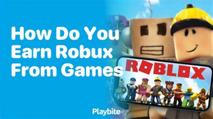 How do you earn Robux?
