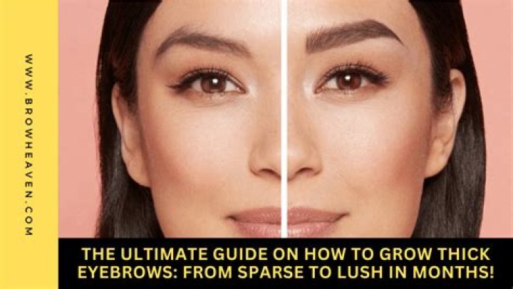 How do you get thick eyebrows?