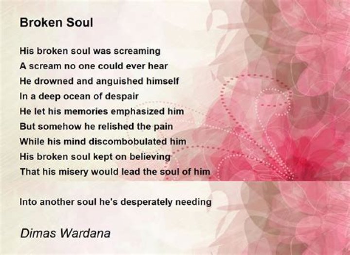 How do you know when your soul is broken?