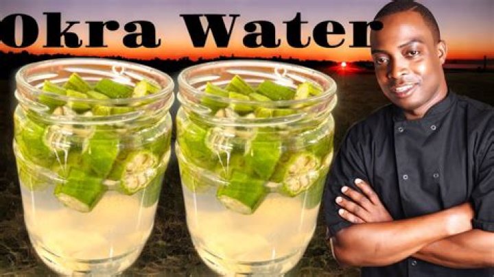 How do you prepare okra water?