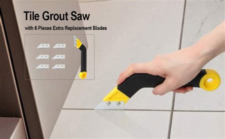 How do you remove grout from porcelain tiles?