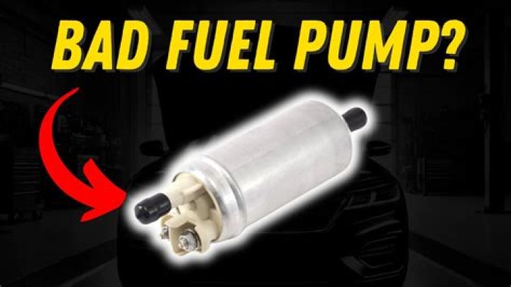 How does a bad fuel pump act?