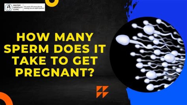 How many sperm go inside?