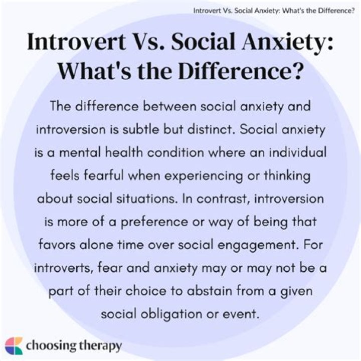 Is introversion just social anxiety?