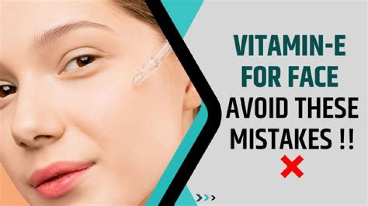 Should we wash our face after applying vitamin E?