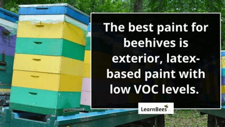 What color should you not paint a beehive?