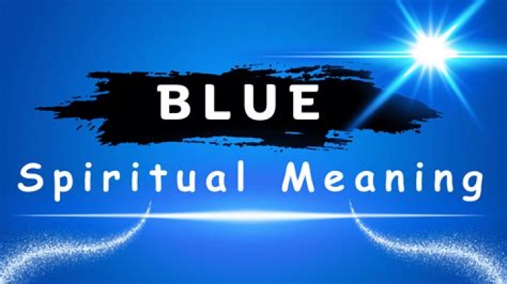 What does red and blue mean spiritually?