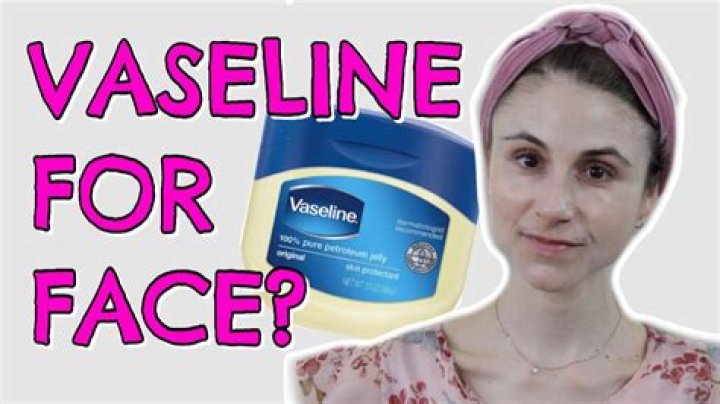 What does Vaseline do to your face?