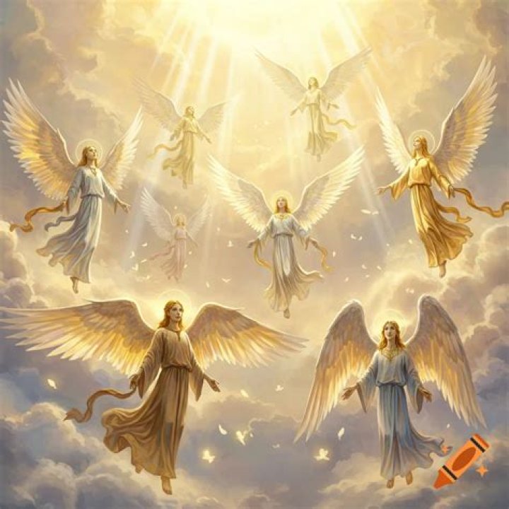 What is an army of angels called?