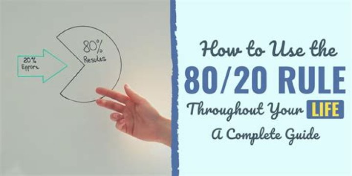 What is the 80/20 rule running?