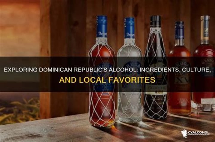 What is the main alcohol in Dominican Republic?