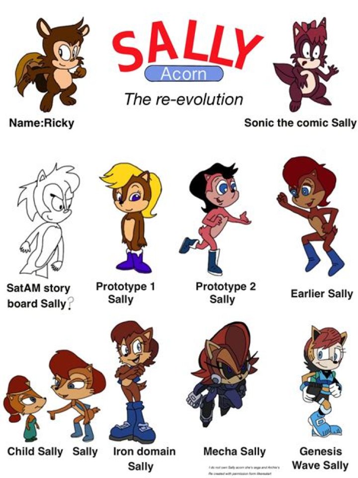 What species is Sally Acorn?