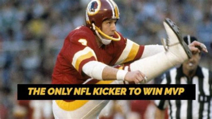 When did a kicker win MVP?