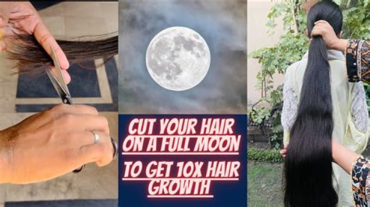 When should I cut my hair moon?
