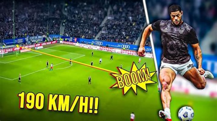 Which footballer has the hardest shot?