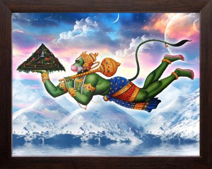 Which mountain did Hanuman lift?