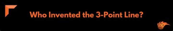 Who invented 3 point line?