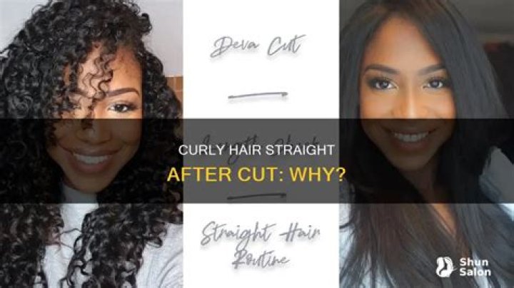 Why did my curly hair turn straight?
