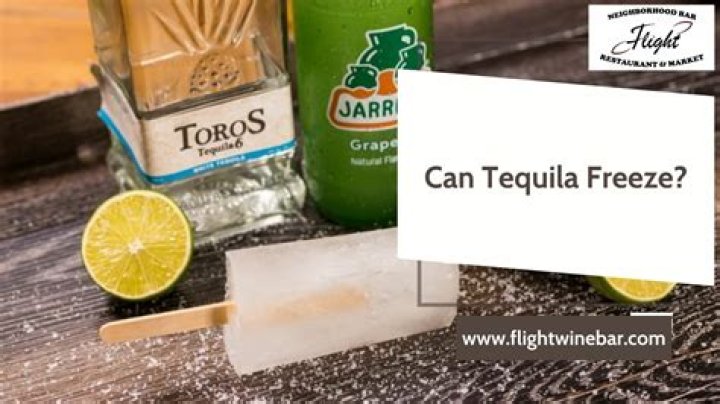 Why did my tequila freeze?