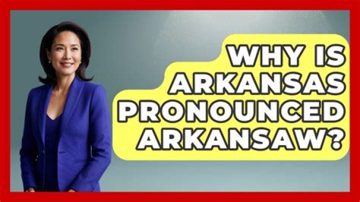 Why is Arkansas pronounced Arkansaw?